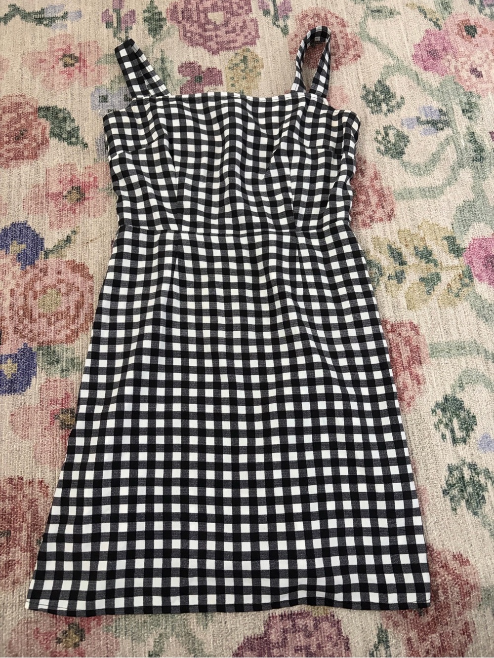 bp Black & White Gingham Mini Dress